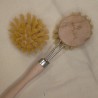 Brosse vaisselle en bois + savon saponifié à froid | Zéro résidu gras