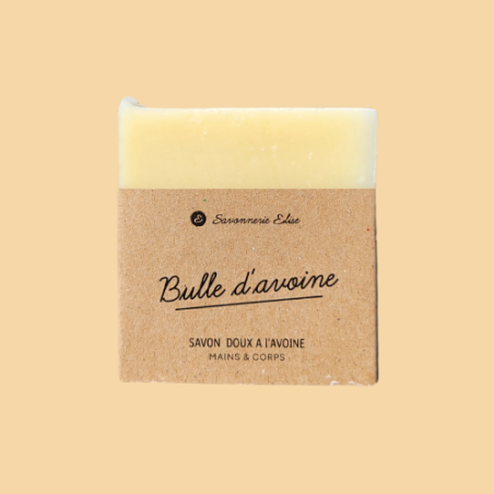 savon au lait d'avoine doux pour toutes les peaux de bébé, peaux sensibles et réactive. C'est un soin à l'avoine qui apaise les irritations, hydrate et prends soin de la peau. 