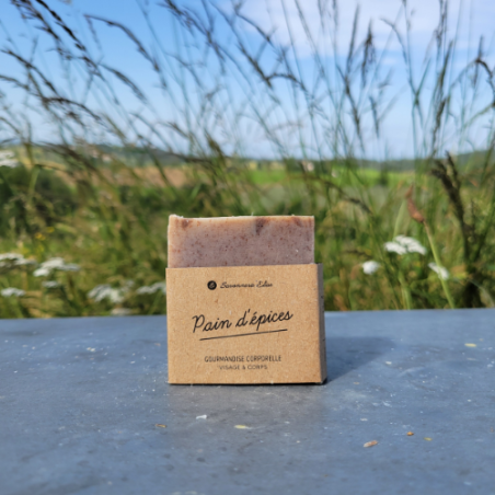 Mousse onctueuse du savon à l'orange douce et cannelle, soin corporel hydratant et réchauffant pour un moment de bien-être sous la douche