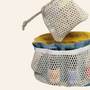 Trousse de toilette - à composer avec les produits de sont choix - trousse fabriquée dans les monts du lyonnais - taille nomade. se transporte dans tous vos voyages en France et à l'étranger. 