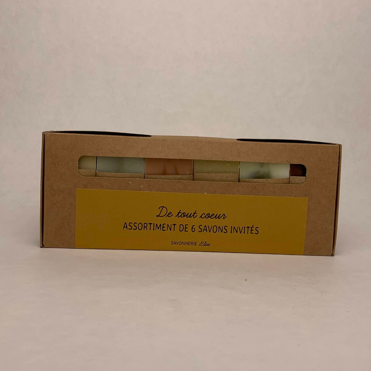 coffret assortiment de savons invités, gourmandises pour le corps 