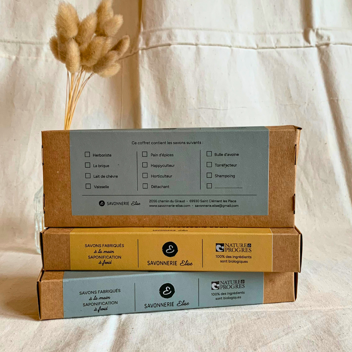 Coffret découverte – 3 savons artisanaux à offrir ou à s’offrir