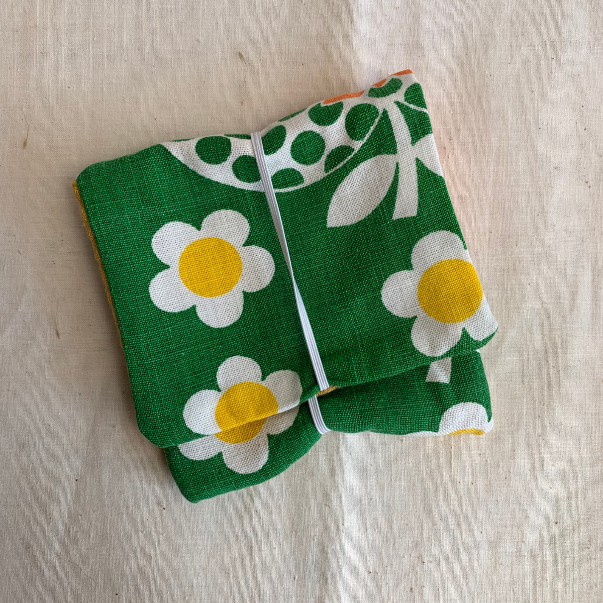 Pochette à savon en tissu artisanal fabriquée à la main, accessoire de transport pour savon solide et shampoing, Savonnerie Elise