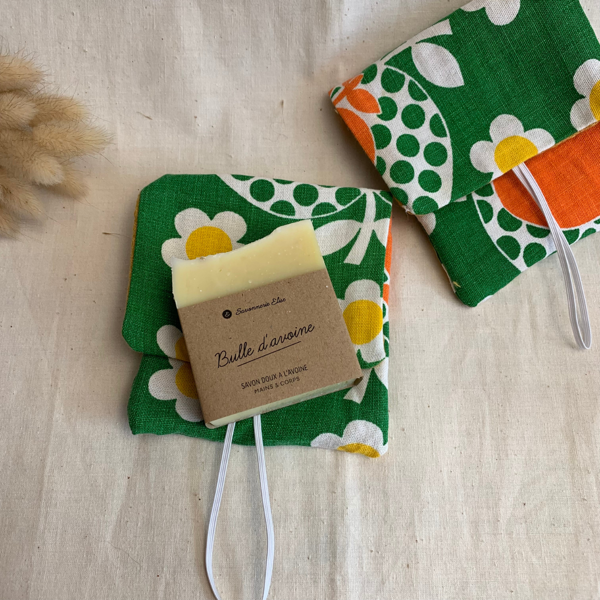 Pochette de protection pour savon solide idéale pour le voyage et le transport, accessoire zéro déchet durable et pratique