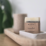 Savon solide artisanal L'Horticulteur à l'ortie purifiante, savon naturel fabriqué en France par la Savonnerie Elise pour peaux mixtes